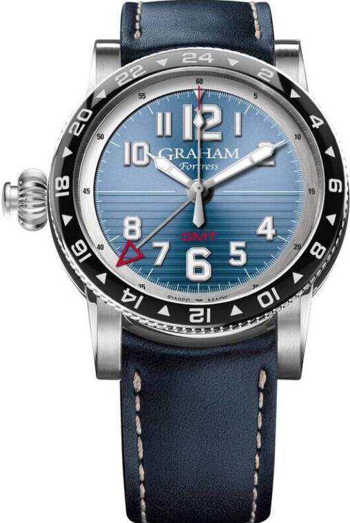 Review Replica Watch Graham Fortress GMT Blue Dial 2FOBC.U02A - Click Image to Close